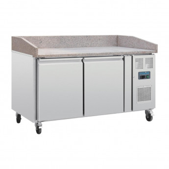 Polar G-Series Double Door Pizza Counter with Granite Top - Click to Enlarge