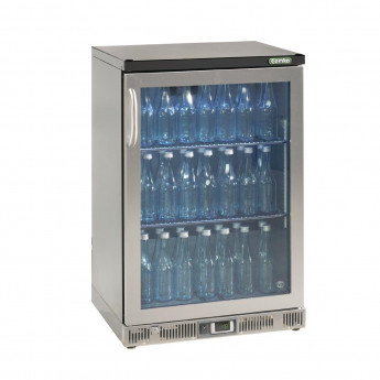 Gamko Bottle Cooler - Single Hinged Door 150 Ltr Stainless Steel - Click to Enlarge