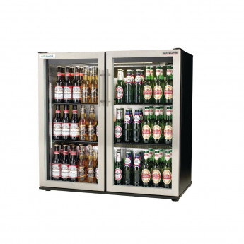Autonumis EcoChill Double Hinged Door 3ft Back Bar Cooler St/St Door A215196 - Click to Enlarge