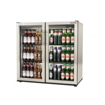 Autonumis EcoChill Double Hinged Door 3Ft Back Bar Cooler St/St A215203 - Click to Enlarge