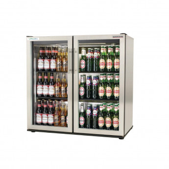 Autonumis EcoChill Double Hinged Door Maxi Back Bar Cooler, St/St A210106 - Click to Enlarge