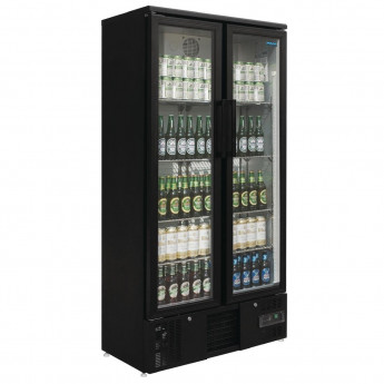 Polar G-Series Upright Back Bar Cooler with Hinged Doors 490Ltr - Click to Enlarge