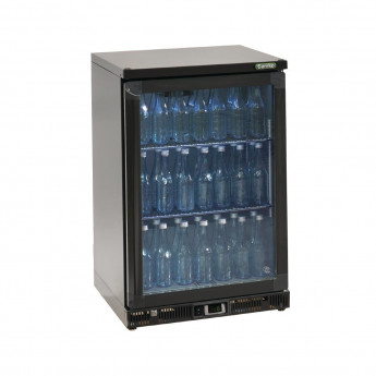 Gamko Bottle Cooler - Single Hinged Door 150 Ltr Black - Click to Enlarge