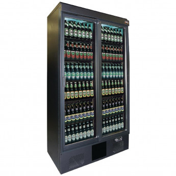 Gamko Maxiglass 2 Glass Door 500Ltr Bottle Cooler Cabinet MG2/500SD - Click to Enlarge