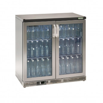 Gamko Bottle Cooler - Double Hinged Door 250 Ltr Stainless Steel - Click to Enlarge