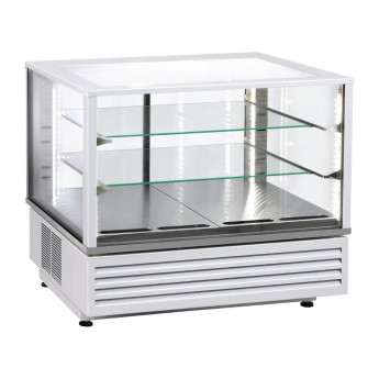 Roller Grill Countertop Chocolate Display Fridge White 800mm CDC800 W - Click to Enlarge