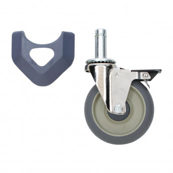 Metro Max Q Castors with Brake (Pack of 4) - Click to Enlarge