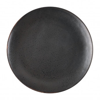 Olympia Fusion Round Black Coupe Plates 203mm (Pack of 6) - Click to Enlarge