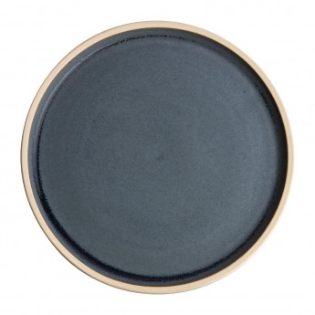 Olympia Canvas Flat Round Plate Blue Granite 180mm (Pack of 6) - Click to Enlarge