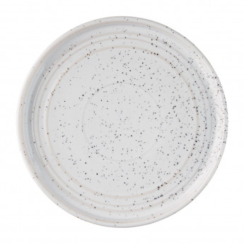 Olympia Cavolo White Speckle Flat Round Plate - 180mm (Box 6) - Click to Enlarge