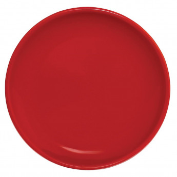 Olympia Cafe Coupe Plate Red 205mm (Pack of 12) - Click to Enlarge