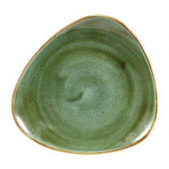 Churchill Stonecast Triangular Plates Samphire Green 192mm (Pack of 12) - Click to Enlarge