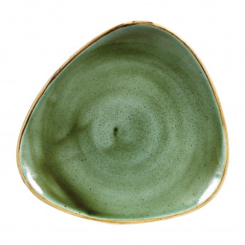 Churchill Stonecast Triangular Plates Samphire Green 229mm (Pack of 12) - Click to Enlarge