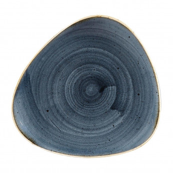 Churchill Stonecast Triangular Plates Blueberry 192mm (Pack of 12) - Click to Enlarge