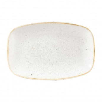 Churchill Stonecast Rectangular Plates Barley White 157 x 237mm - Click to Enlarge