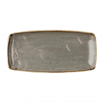 Churchill Stonecast Rectangular Plate Peppercorn Grey 295 x 150mm - Click to Enlarge