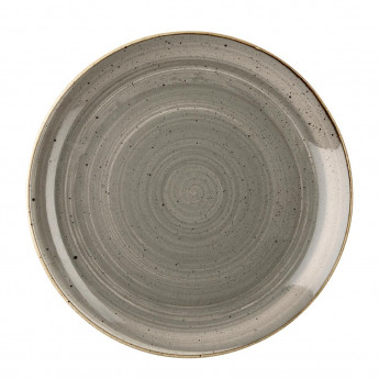 Churchill Stonecast Round Coupe Plate Peppercorn Grey 165mm (Pack of 12) - Click to Enlarge