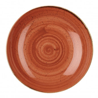 Churchill Stonecast Round Coupe Bowl Spiced Orange 315mm (Pack of 6) - Click to Enlarge
