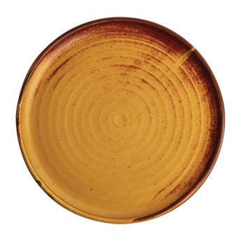 Olympia Canvas Small Rim Round Plate Sienna Rust 265mm (Pack of 6) - Click to Enlarge