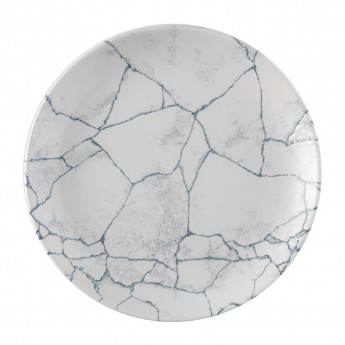 Churchill Studio Prints Kintsugi Pearl Evolve Coupe Plate Grey 219mm (Pack of 12) - Click to Enlarge