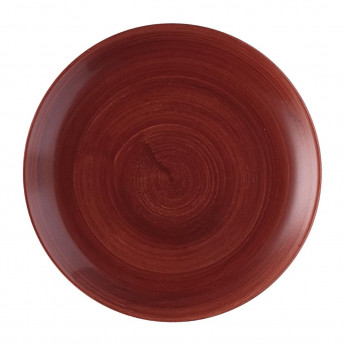 Churchill Stonecast Patina Evolve Coupe Plate Red Rust 260mm (Pack of 12) - Click to Enlarge