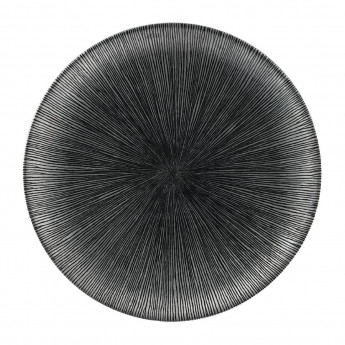 Churchill Studio Prints Agano Coupe Plates Black 260mm (Pack of 12) - Click to Enlarge