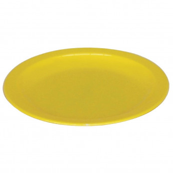 Olympia Kristallon Polycarbonate Plates Yellow 230mm (Pack of 12) - Click to Enlarge