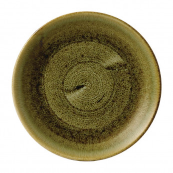 Stonecast Plume Olive Coupe Plate 11 1/4 " (Pack of 12) - Click to Enlarge