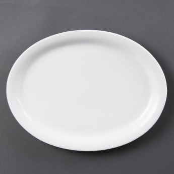 Olympia Whiteware Oval Platters 295mm (Pack of 6) - Click to Enlarge