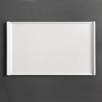 Olympia Kristallon Melamine Platter White 300 x 250mm - Click to Enlarge