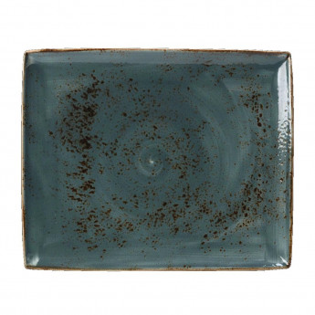 Steelite Craft Blue Rectangular Platters 330x 270mm (Pack of 6) - Click to Enlarge
