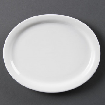 Olympia Whiteware Oval Platters 202mm (Pack of 6) - Click to Enlarge