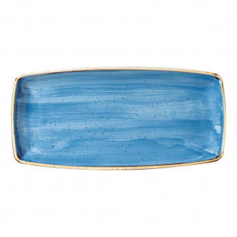 Churchill Stonecast Rectangular Plate Cornflower Blue 295 x 150mm - Click to Enlarge