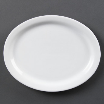 Olympia Whiteware Oval Platters 250mm (Pack of 6) - Click to Enlarge