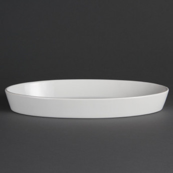 Olympia Whiteware Oval Sole Dishes 330x 180mm (Pack of 6) - Click to Enlarge
