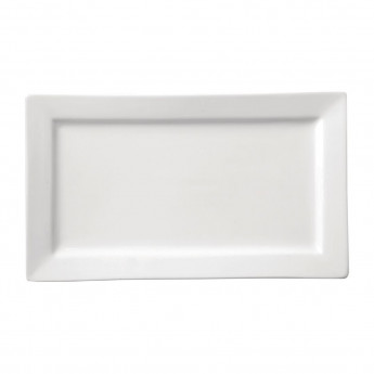 Utopia Titan Rectangular Plates White 180mm x 300mm (Pack of 12) - Click to Enlarge