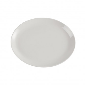Churchill Plain Whiteware Oval Plates 340mm (Pack of 12) - Click to Enlarge