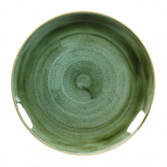 Churchill Stonecast Round Coupe Plates Samphire Green 288mm (Pack of 12) - Click to Enlarge