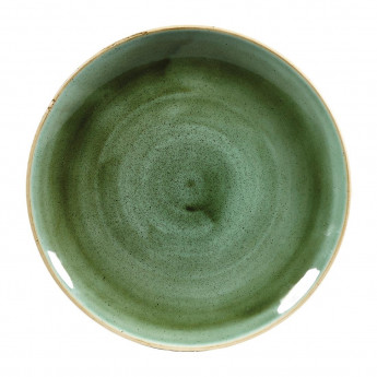 Churchill Stonecast Round Coupe Plates Samphire Green 217mm (Pack of 12) - Click to Enlarge