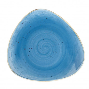 Churchill Stonecast Triangle Plate Cornflower Blue 229mm (Pack of 12) - Click to Enlarge
