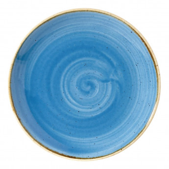 Churchill Stonecast Round Coupe Plate Cornflower Blue 165mm (Pack of 12) - Click to Enlarge