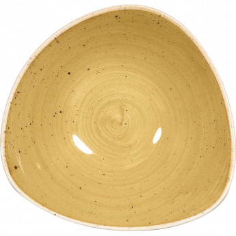 Churchill Stonecast Triangular Bowl Mustard 185mm (Pack of 12) - Click to Enlarge
