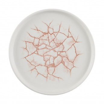 Churchill Studio Prints Kintsugi Walled Plates Coral 220mm (Pack of 6) - Click to Enlarge