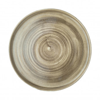 Churchill Stonecast Patina Antique Taupe Walled Plates 260mm (Pack of 6) - Click to Enlarge