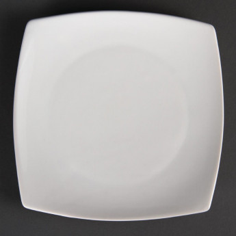 Olympia Whiteware Rounded Square Plates 185mm (Pack of 12) - Click to Enlarge
