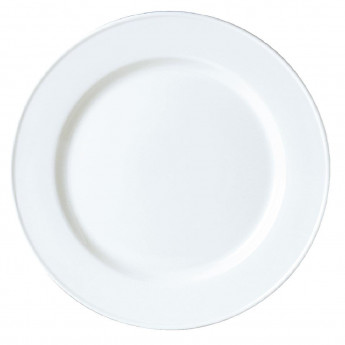 Steelite Simplicity White Slimline Plates 255mm (Pack of 24) - Click to Enlarge