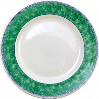 Churchill New Horizons Marble Border Classic Plates Green 165mm (Pack of 24) - Click to Enlarge