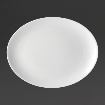 Utopia Pure White Oval Plates 250mm (Pack of 24) - Click to Enlarge