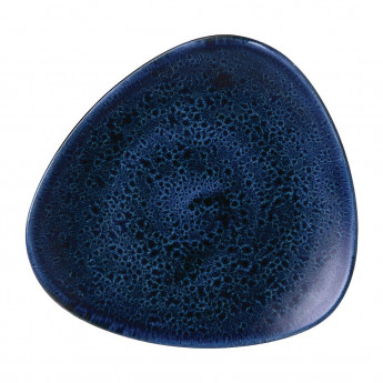 Stonecast Plume Ultramarine Triangle Plate 9 " (Pack of 12) - Click to Enlarge