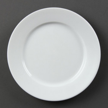 Olympia Whiteware Wide Rimmed Plates 202mm (Pack of 12) - Click to Enlarge